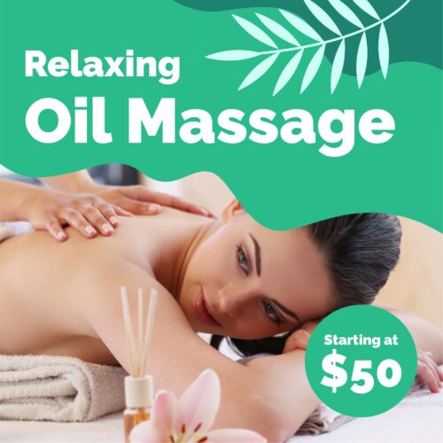 Relaxing Oil Massage | BeachFront Massage Therapy | Starting at $50 for 30 mins