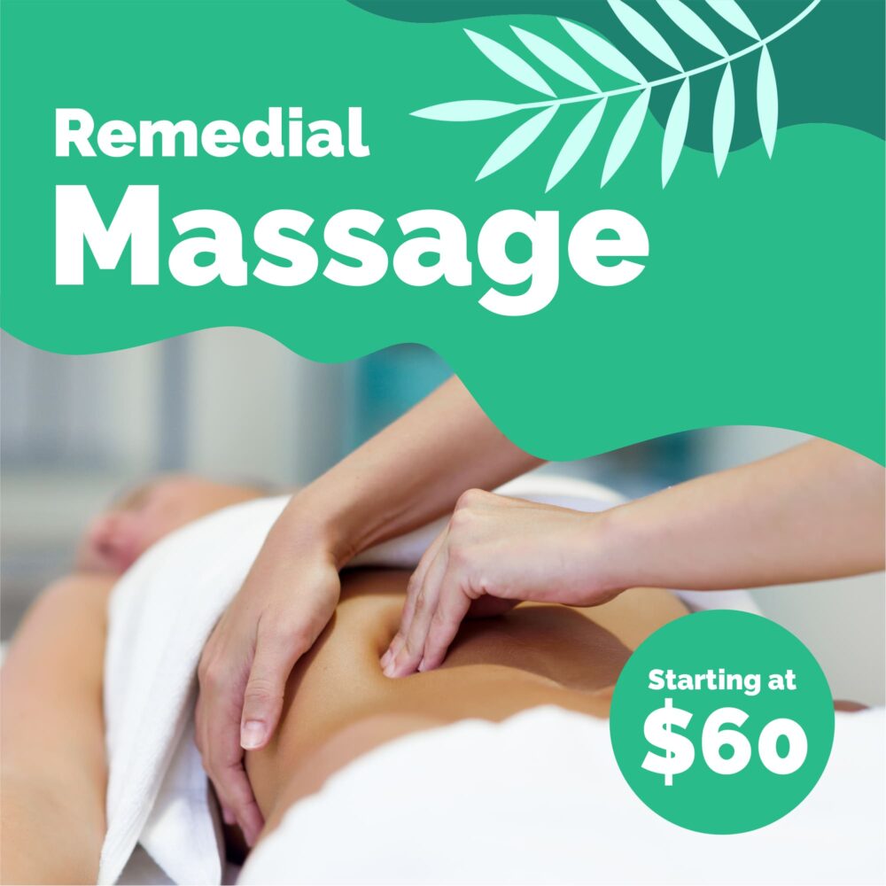 Remedial Massage | BeachFront Massage Therapy | Starting at $60 for 30 mins