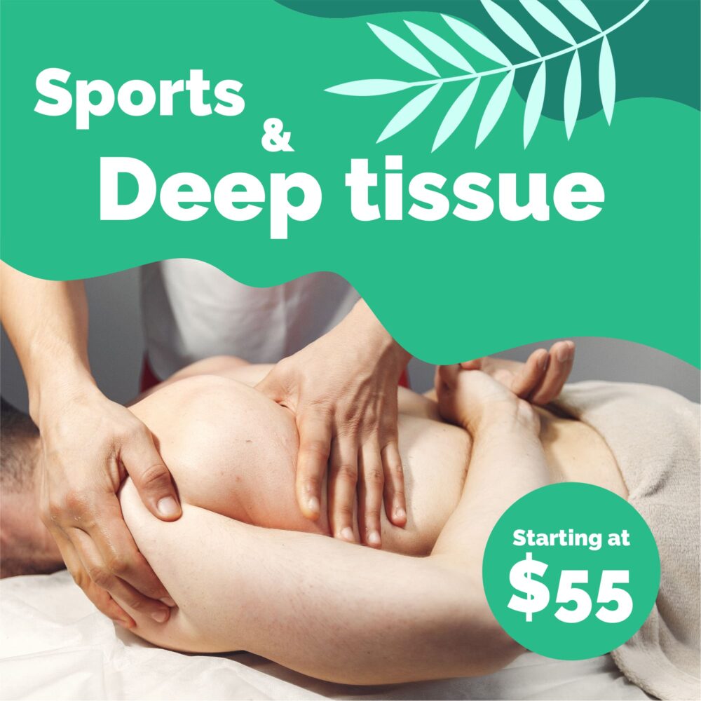 Sports & Deep Tissue Massage | BeachFront Massage Therapy | Starting at $55 for 30 mins
